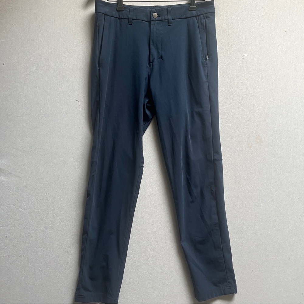 Lululemon Navy Performance Slim Fit Athletic Pants Sz 30